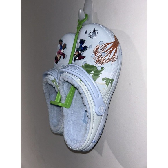 Disney Crocs Mickey Minnie Ice Skating Winter Holiday Shoes NEW NWT WDW main image 4